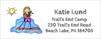 Camp Address label